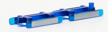 HER055413 - Warning light bar HÄNSCH DBS 5000 Truck blue transparent - 12 pieces