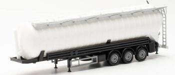 HER077033 - Suction silo trailer FFB ADR white