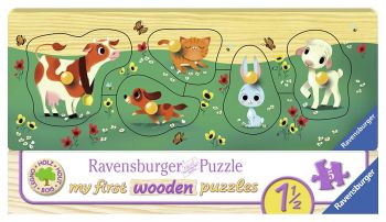 RAV03235 - My first wooden puzzles - My animal friends