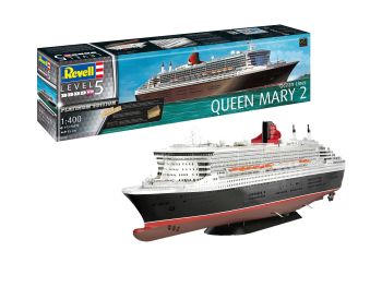 REV05199 - Boat QUEEN MARY 2 platinum edition to assemble and paint