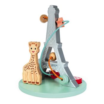 JAN09504 - Looping Sophie the Giraffe wooden toy