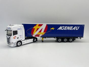 ELI118206 - SCANIA 500S 4x2 with 3 Axles trailer Transports PASQUIER / AGENEAU