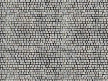 HEK12070 - 3 sheets of cobblestones 34x21 cm