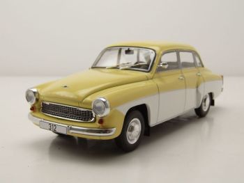 WBXWB124144 - 1965 WARTBURG 312 Yellow and white