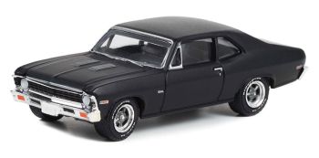 GREEN13320-B - 1969 CHEVROLET Nova black GL MUSCLE under blister