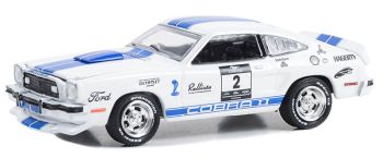 GREEN13340-B - 1976 FORD Mustang II Cobra II #2 from THE STAMPEDE series in blister pack