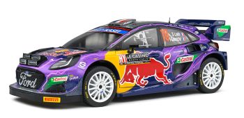 SOL1809502 - FORD Puma Rally1 Hybrid purple #19 Rallye de Monte Carlo S.LOEB / I.GALMICHE