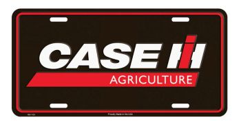 SIGN-1812 - CASE IH metal plate black - 30 x 15 cm