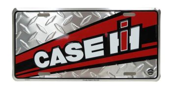 SIGN-1815 - CASE IH metal plate Silver - 30 x 15 cm