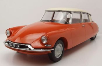 NOREV121580 - CITROEN DS 19 1955 Orange Nasturtium and Cream