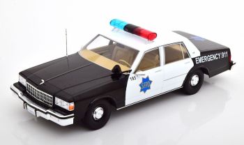 MOD18389 - CHEVROLET Caprice S.F.P.D. 1987 Black and white