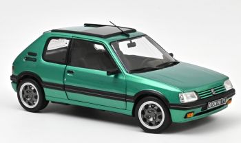 NOREV184847 - PEUGEOT 205 GTi with glass roof 1991 Green