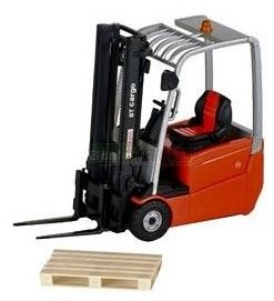 ROS00146 - Forklift BT avec 1 palette Ech:1/23