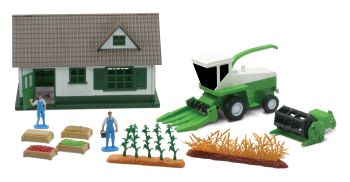 NEW05885A - House With Forage Harvester and Characters