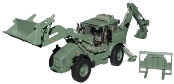 MOT13478 - Backhoe JCB HMEE military version green