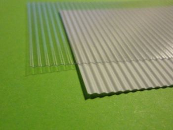 MCD-049-B - Fine Corrugated Sheet Translucent 27x42cm