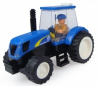 UHK1200 - NEW HOLLAND With a character to be assembled in building bricks (48 Pieces)