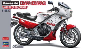 HAW21745 - KAWASAKI KR250 1984 White and red to assemble and paint