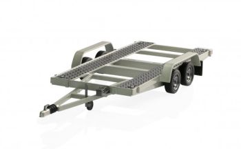 OT225D - Trailer 2 axles vehicle carrier 1/18 1980 grey