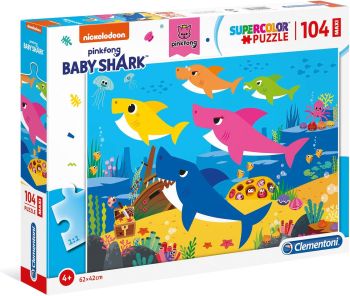 CLE23751 - MAXI Puzzle 104 Pieces BABY SHARK