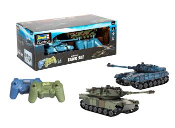 REV24438 - Two RC battles set battlefield tanks to assemble and paint