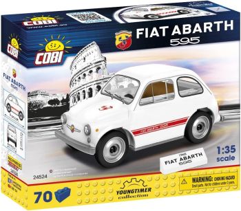 COB24524 - FIAT Abarth 595 White - 70 pcs