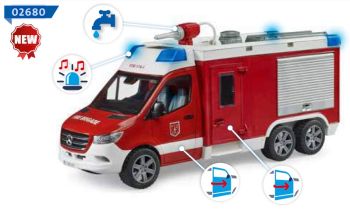 BRU2680 - MERCEDES Sprinter fire engine with sound and light