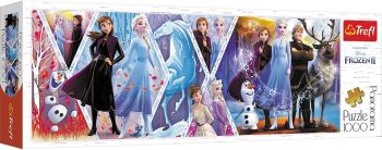 TRF29048 - Panoramic Puzzle 1000 pieces DISNEY - THE SNOW QUEEN 2