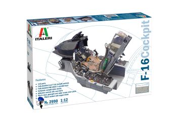 ITA2990 - F-16 Cockpit to assemble and paint