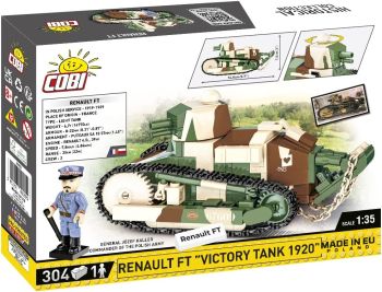 COB2992 - RENAULT FT Victory tank 1920 - 304 pcs