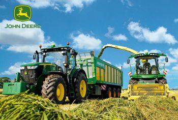 PUZ56044 - Puzzle 100 grass silage pieces JOHN DEERE 36x24cm