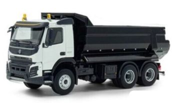 MOT300090 - VOLVO FMX 6x4 Tipper White Limited Edition of 750 pieces.