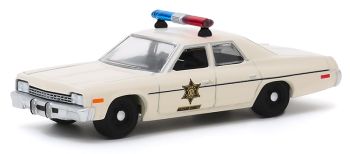 GREEN30140 - Hazzard County Sheriff's 1975 DODGE Monaco in blister pack