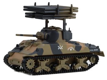 GREEN30441 - Tank SHERMAN M4 1945 U.S Army WWII from the series BATTALION 64 in blister pack