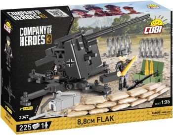 COB3047 - 8.8 cm FLAK Cannon - 225 Pieces