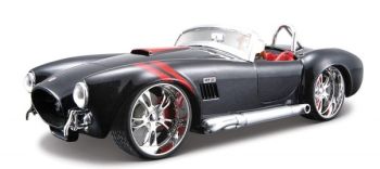 MST31325ZW - SHELBY Cobra 427 Black with red stripes