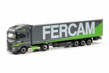 HER315029 - IVECO S-Way 4x2 with 3-axle tarpaulin trailer FERCAM