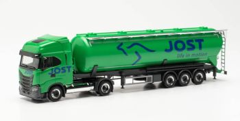 HER315609 - IVECO S-WAY LNG 4x2 semi trailer silo 3 axles JOST GROUP