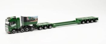 HER315845 - VOLVO FH 16 GL XL 2020 8x4 with 7 axle low bed KUBKER