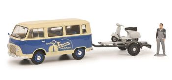 SCH3200 - FORD FK1000 beige with Vespa trailer and figurine