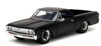 JAD34413 - CHEVROLET el Camino 1967 black FAST & FURIOUS