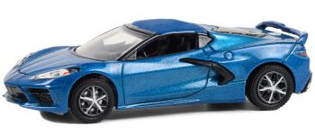 GREEN37290-E - CHEVROLET Corvette Stingray 2LT 2020 blue from BARRETT JACKSON in blister pack