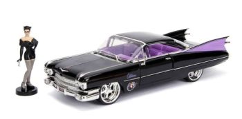 JAD30458 - 1959 CADILLAC Deville Coupe with Cat Woman Figure