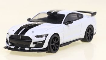 SOL4311503 - SHELBY Mustang GT500 Stripes Black and White