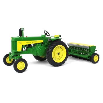 ERT45790 - JOHN DEERE 730 with seeder – Prestige collection