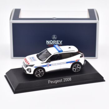 NOREV472876 - PEUGEOT 2008 2024 Police Municipale with red/white stripe