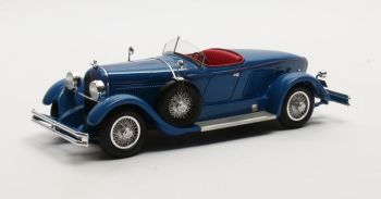 MTX50406-041 - DUESENBERG Model X McFarlan Boat Roadster Blue 1927