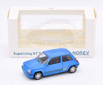 NOREV510540 - RENAULT SuperCinq GT Turbo PhII 1988 Bleu Métallique - Jet-car