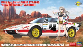 HAW52328 - LANCIA Stratos with Lucy McDonnell figure N°4 to assemble and paint