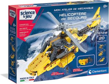 CLE52559 - Science and games - My mechanical workshop - Rescue helicopter